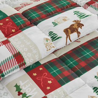 Christmas Down Alternative Comforter and Sham Set