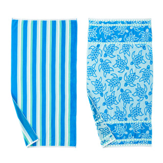 2 Pack 100% Cotton Printed Beach Towel