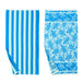 Royal Blue/Teal Turtle & Stripe