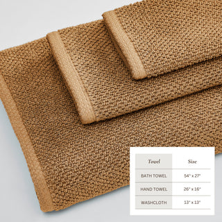 100% Cotton Absorbent & Quick-Dry Looped Bath Towels