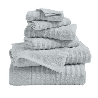 Premium Cotton Ribbed Towel Set