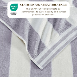 Premium 100% Cotton Cabana Stripe Beach Towels