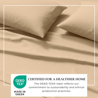 Ultra-Soft Cotton Heathered Melange Jersey Knit Sheet Set
