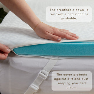2 in. Gel Memory Foam Mattress Topper