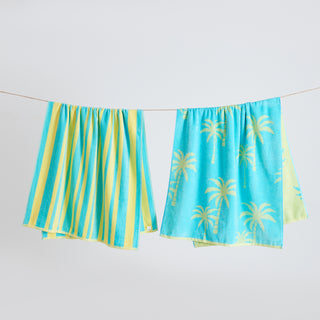 2 Pack 100% Cotton Printed Beach Towel