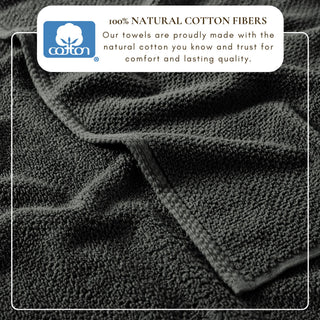 100% Cotton Absorbent & Quick-Dry Looped Bath Towels