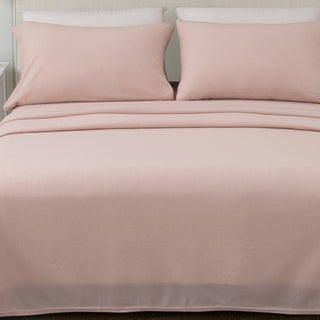 4-Piece Solid Fleece Sheet - Christina Collection