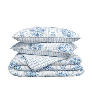 Nautical Toile Quilt Set with Shams