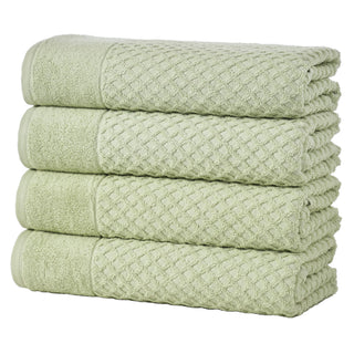 Ultra-Soft 100% Cotton Diamond Waffle Bath Towels