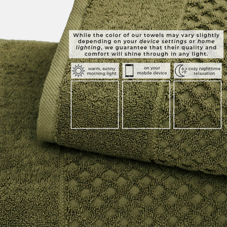 Ultra-Soft 100% Cotton Diamond Waffle Bath Towels