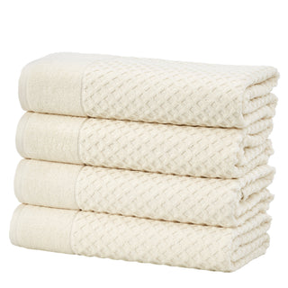 Ultra-Soft 100% Cotton Diamond Waffle Bath Towels