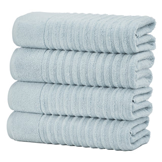 Premium Cotton Ribbed Towel Set