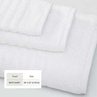 Premium Cotton Ribbed Towel Set