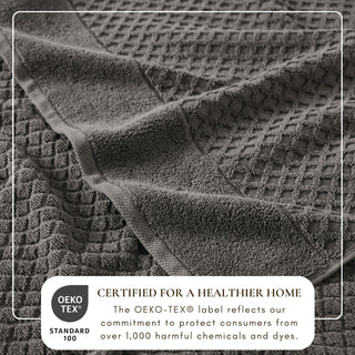 Ultra-Soft 100% Cotton Diamond Waffle Bath Towels