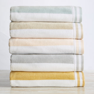 Premium 100% Cotton Cabana Stripe Beach Towels