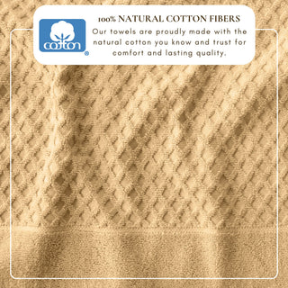 Ultra-Soft 100% Cotton Diamond Waffle Bath Towels