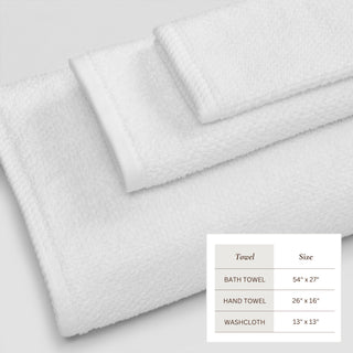 100% Cotton Absorbent & Quick-Dry Looped Bath Towels