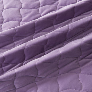 Luxury Velvet Stitched Quilt Set