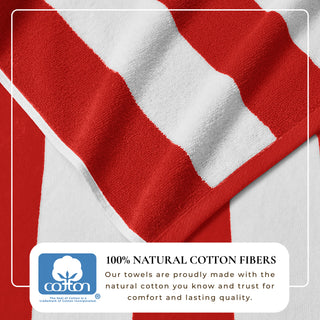 Premium 100% Cotton Velour Beach Towels