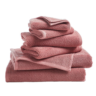 6-Piece Cotton Textured Bath Towel Set - Acacia Collection