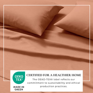 Ultra-Soft Cotton Heathered Melange Jersey Knit Sheet Set