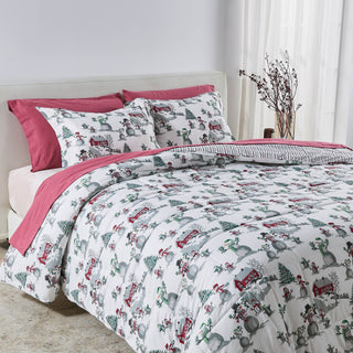 Christmas Down Alternative Comforter and Sham Set
