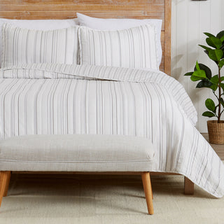 3-Piece Stripe Quilt - Katelyn Collection