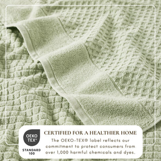 Ultra-Soft 100% Cotton Diamond Waffle Bath Towels