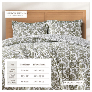 Christmas Down Alternative Comforter and Sham Set
