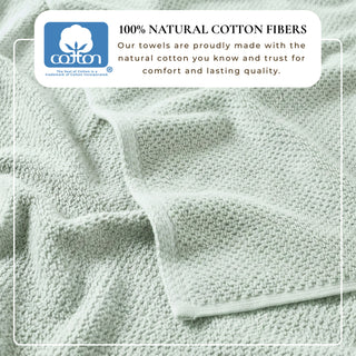 100% Cotton Absorbent & Quick-Dry Looped Bath Towels