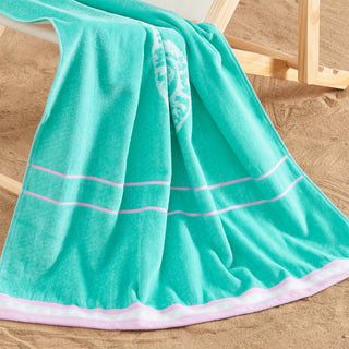 2 Pack 100% Cotton Printed Beach Towel