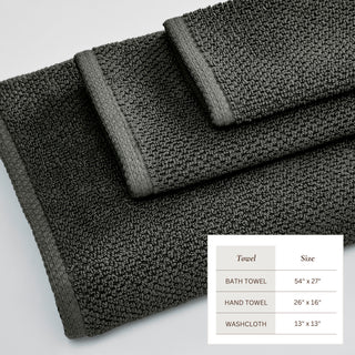 100% Cotton Absorbent & Quick-Dry Looped Bath Towels