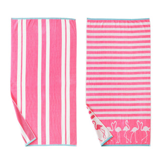 2 Pack 100% Cotton Printed Beach Towel