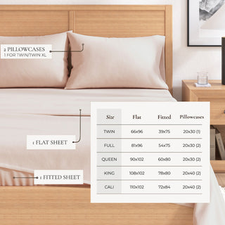 Premium Turkish Cotton Flannel Sheet Set
