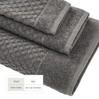 Ultra-Soft 100% Cotton Diamond Waffle Bath Towels