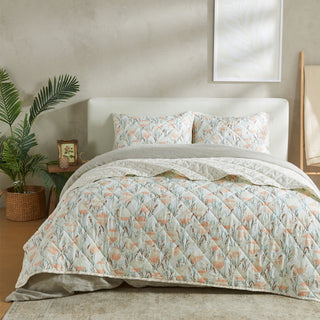 Coastal Print Quilt Set