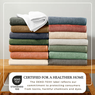 100% Cotton Absorbent & Quick-Dry Looped Bath Towels
