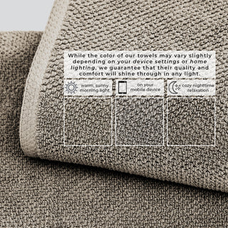100% Cotton Absorbent & Quick-Dry Looped Bath Towels