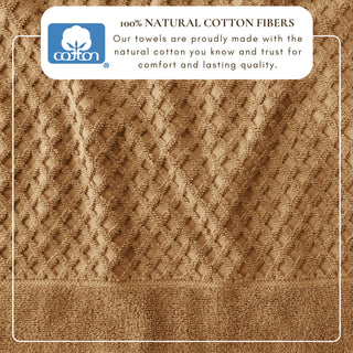 Ultra-Soft 100% Cotton Diamond Waffle Bath Towels