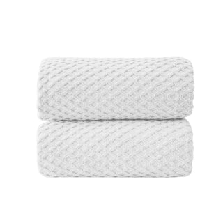 Ultra-Soft 100% Cotton Diamond Waffle Bath Towels