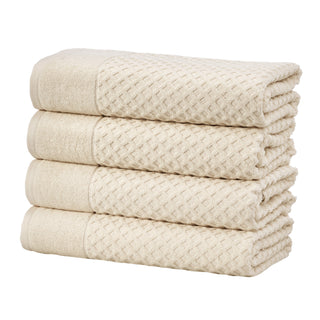 Ultra-Soft 100% Cotton Diamond Waffle Bath Towels