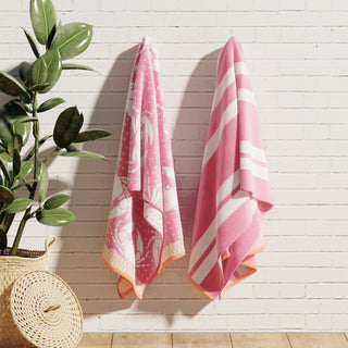 2 Pack 100% Cotton Printed Beach Towel