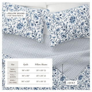 Floral Bloom Quilt Set