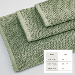 100% Cotton Absorbent & Quick-Dry Looped Bath Towels