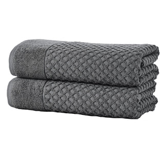 Ultra-Soft 100% Cotton Diamond Waffle Bath Towels