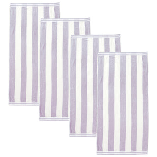 Premium 100% Cotton Cabana Stripe Beach Towels