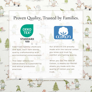 Premium Turkish Cotton Holiday Printed Flannel Sheet Set