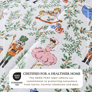 Christmas Down Alternative Comforter and Sham Set
