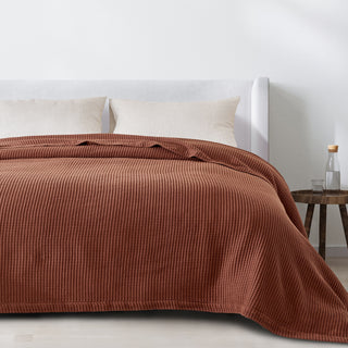 100% Cotton Waffle Weave Blanket