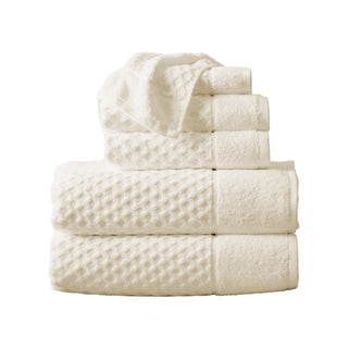Ultra-Soft 100% Cotton Diamond Waffle Bath Towels